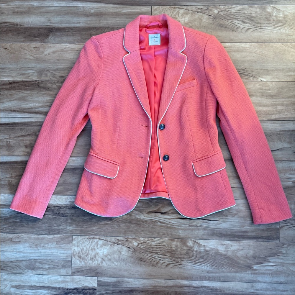 GAP The Academy Blazer Coral with White Piping